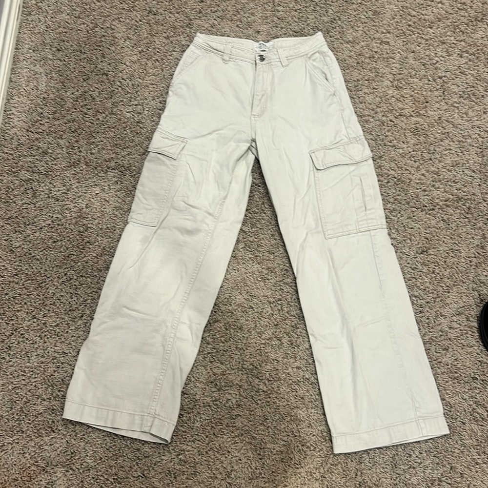 Tan size 2 Cotton on cargo pants.